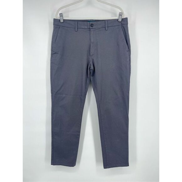 TAYLRD Tech Chino Pant Taylrd Fit Size 36 X 30 Blackened Pearl Grey Golf Work - Picture 1 of 8